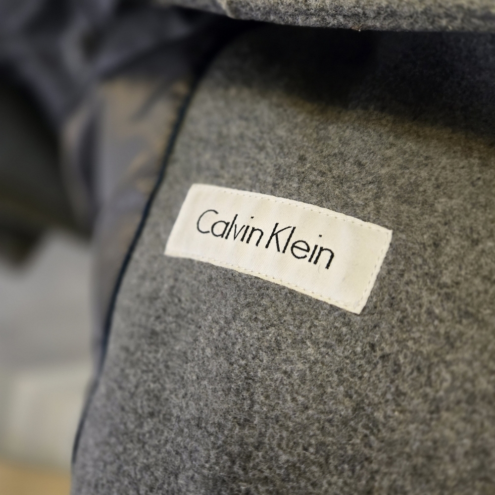 Calvin Klein Double-Breasted Women's Wool Coat. Sz 10 - Picture 6 of 11